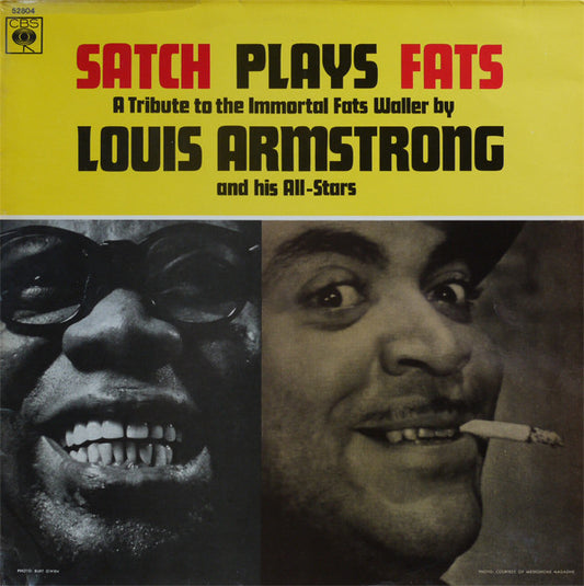 Louis Armstrong And His All-Stars : Satch Plays Fats (LP, RE)