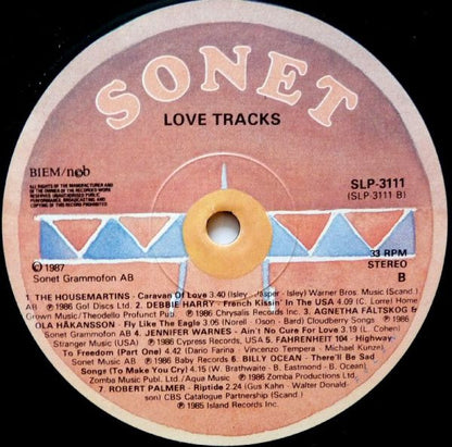 Various : Love Tracks (LP, Comp)