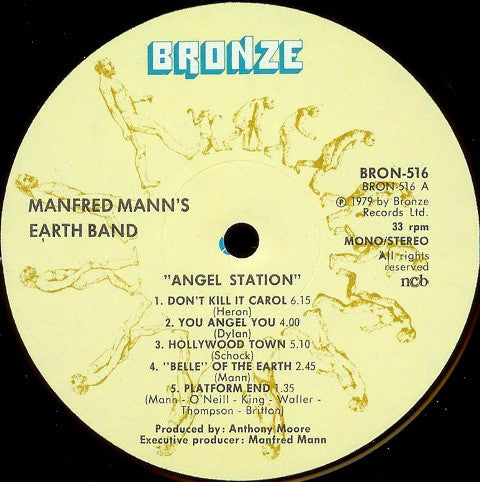 Manfred Mann's Earth Band : Angel Station (LP, Album)