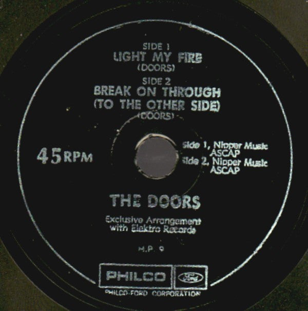 The Doors : Light My Fire / Break On Through (To The Other Side) (Flexi, 4", Single)