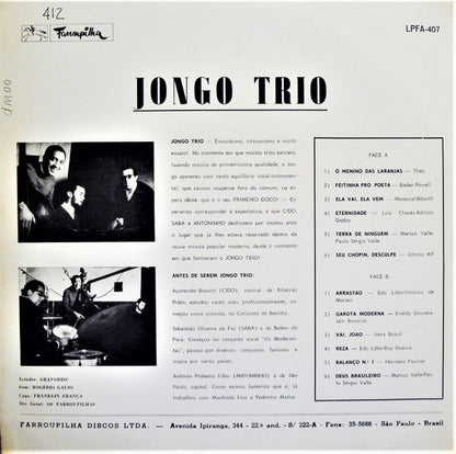 Jongo Trio : Jongo Trio (LP, Album, Mono)