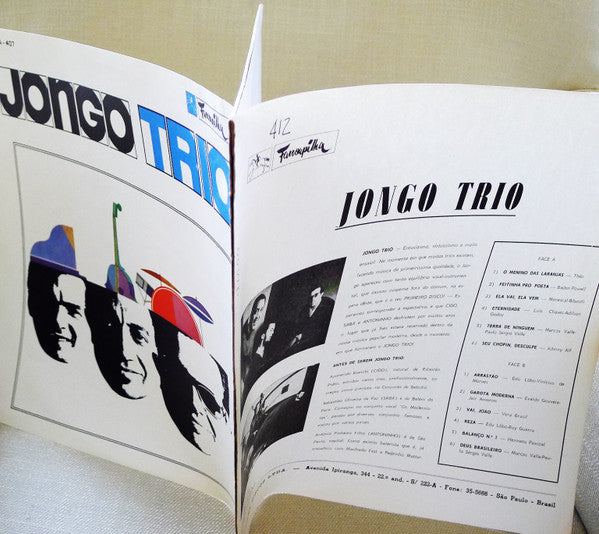 Jongo Trio : Jongo Trio (LP, Album, Mono)