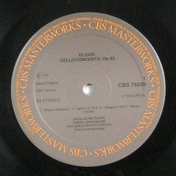 Sir Edward Elgar, Jacqueline du Pré, Daniel Barenboim, The Philadelphia Orchestra, London Philharmonic Orchestra : Cello Concerto, Op. 85 / Enigma Variations (LP)