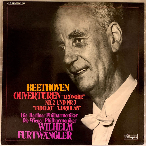 Ludwig van Beethoven : Ouverturen “Leonore” Nr.2 Und Nr.3 “Fidelio” “Cariolan” (LP, Album)