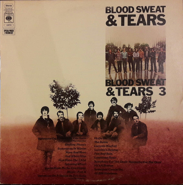 Blood, Sweat And Tears : Blood, Sweat & Tears / Blood, Sweat & Tears 3 (2xLP, Comp)