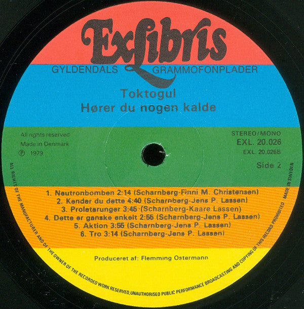 Toktogul : Hører Du Nogen Kalde (Digte Af Carl Scharnberg) (LP, Album)