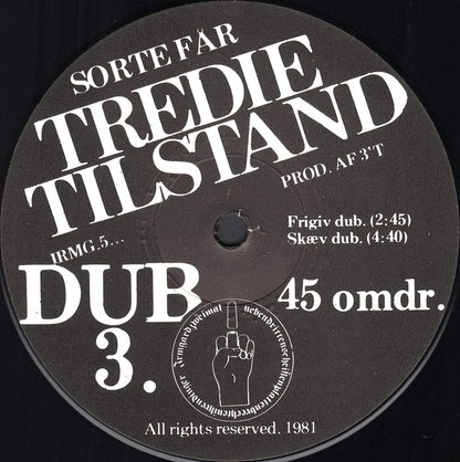 Tredie Tilstand : Sorte Får (2xLP, Album)