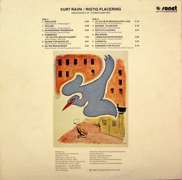 Kurt Ravn : Rigtig Placering (LP, Album)