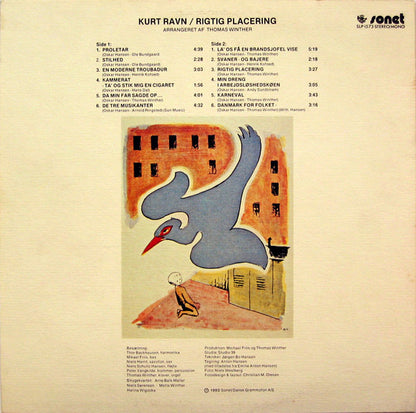 Kurt Ravn : Rigtig Placering (LP, Album)