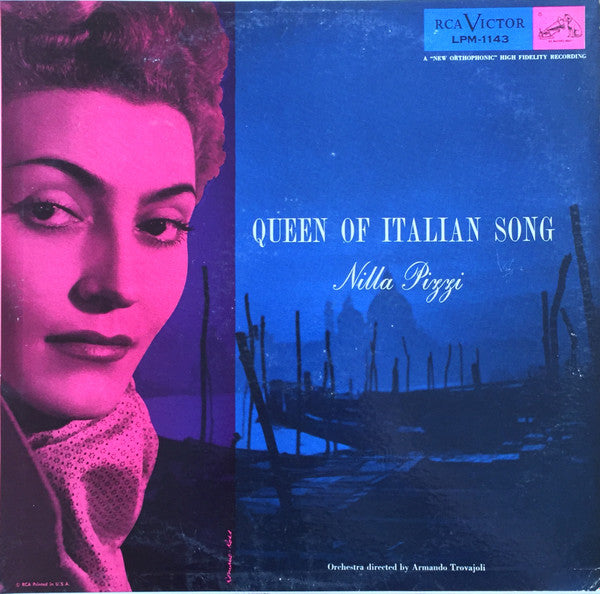 Nilla Pizzi : Queen Of Italian Song (LP, Album, Mono)