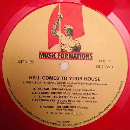 Various : Hell Comes To Your House (LP, Comp, Red)