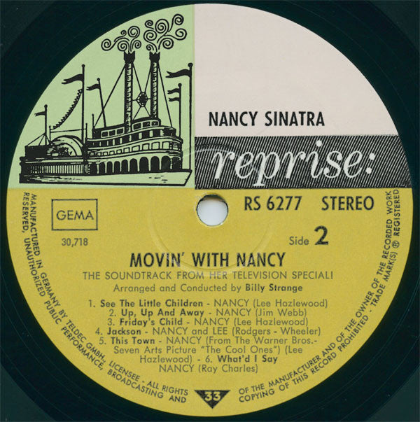 Nancy Sinatra : Movin' With Nancy (LP, Album)