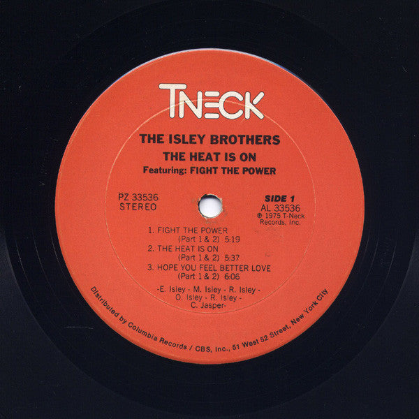 The Isley Brothers : The Heat Is On (LP, Album, Pit)