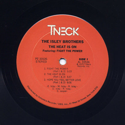 The Isley Brothers : The Heat Is On (LP, Album, Pit)