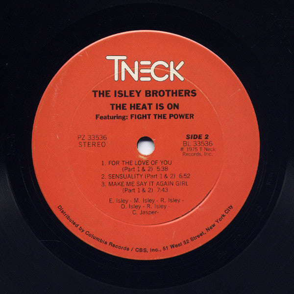 The Isley Brothers : The Heat Is On (LP, Album, Pit)