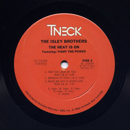 The Isley Brothers : The Heat Is On (LP, Album, Pit)