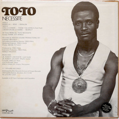 Toto Necessite : Thank You Africa (LP, Album)