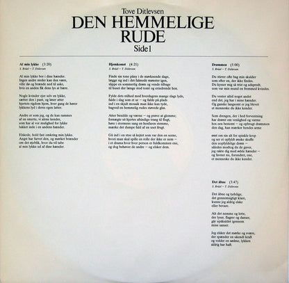 Birgit Brüel : Den Hemmelige Rude (LP, Album)