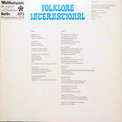 Various : Folklore International (LP, Comp)