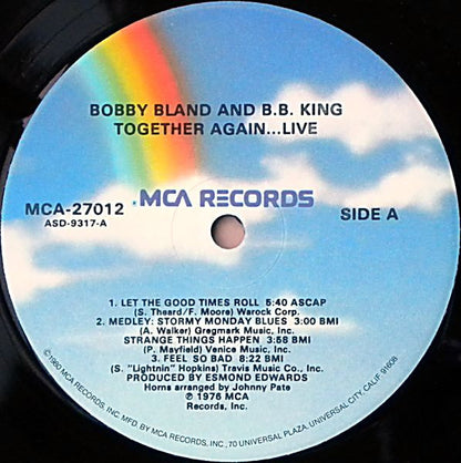 Bobby Bland & B.B. King : Together Again...Live (LP, Album, RE)