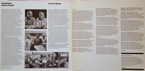 Yehudi Menuhin & Stéphane Grappelli : Fascinatin' Rhythm (LP, Album, Quad, Gat)