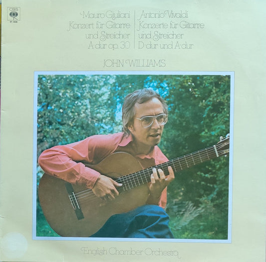 Mauro Giuliani (2), Antonio Vivaldi, John Williams (7) / English Chamber Orchestra : Konzert Für Gitarre Und Streicher A-dur Op. 30 / Konzerte Für Gitarre Und Streicher D-dur Und A-dur (LP)