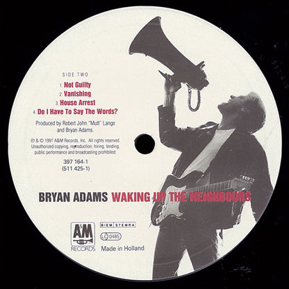 Bryan Adams : Waking Up The Neighbours (2xLP, Album)