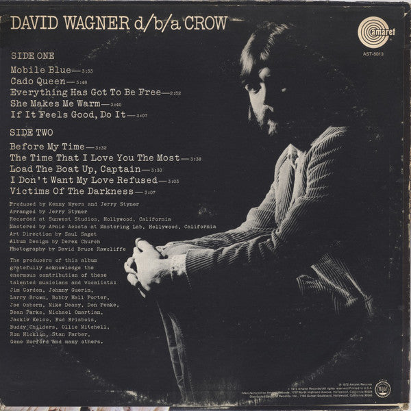 Dave Wagner : d/b/a Crow (LP, Album)