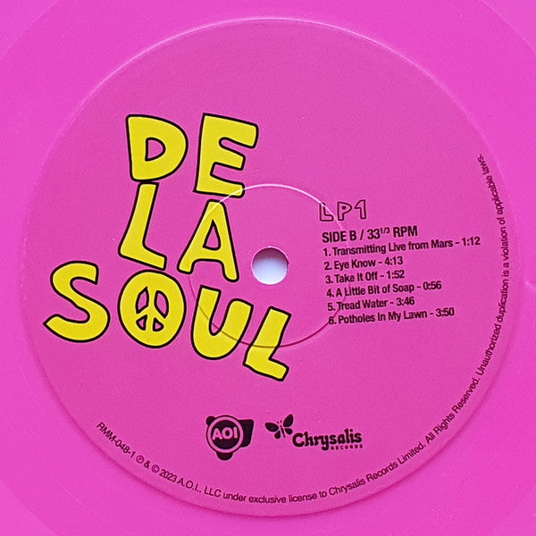 De La Soul : 3 Feet High And Rising (2xLP, Album, RE, Mag)