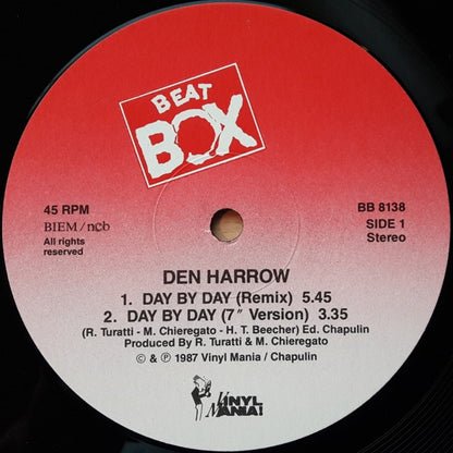 Den Harrow : Day By Day (Remix) (12")