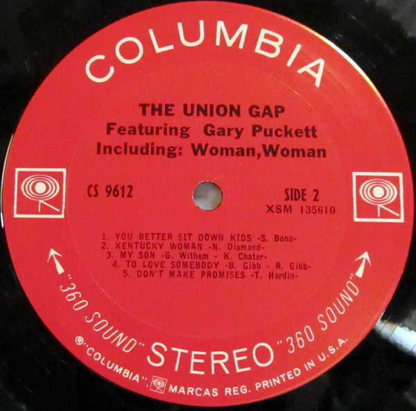 Gary Puckett & The Union Gap : Woman, Woman (LP, Album, Ter)