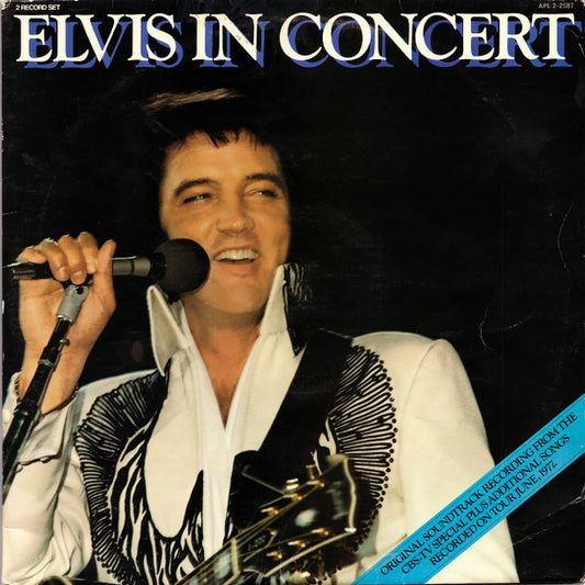 Elvis Presley : Elvis In Concert (2xLP, Album)