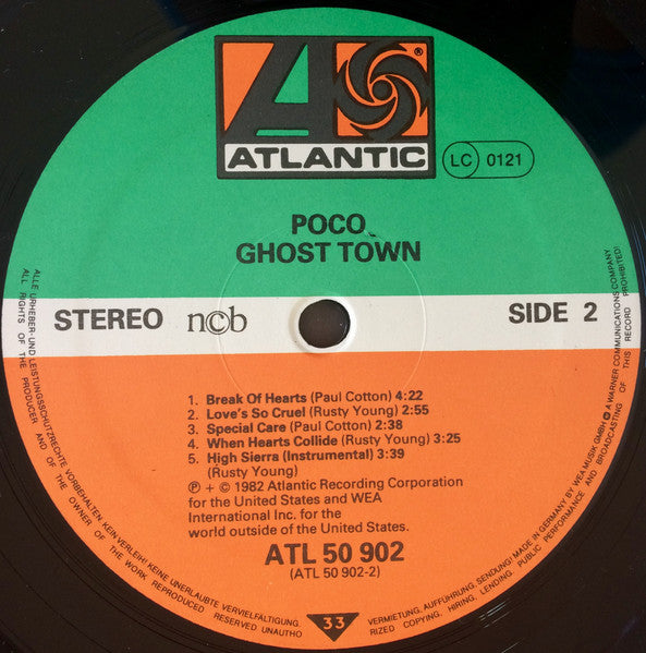 Poco (3) : Ghost Town (LP, Album)