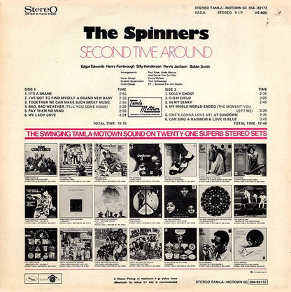 Spinners : Second Time Around (LP, Album)