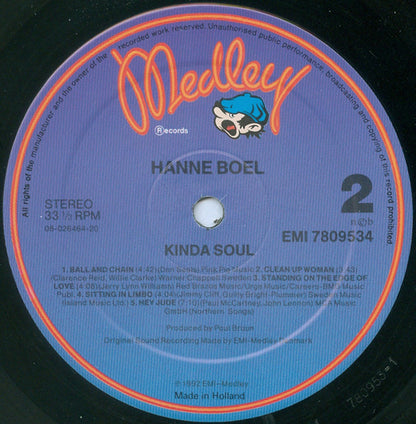 Hanne Boel : Kinda Soul (LP, Album)