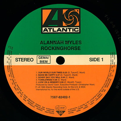 Alannah Myles : Rockinghorse (LP, Album)