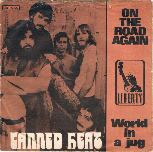 Canned Heat : On The Road Again (7", Single)