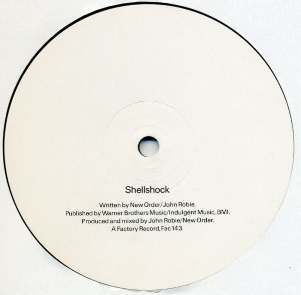 New Order : Shellshock (12", Single)