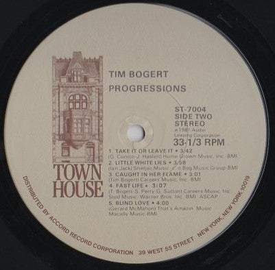 Tim Bogert : Progressions (LP, Album, Win)