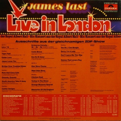 James Last : Live In London (LP, Comp)