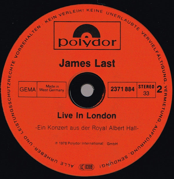 James Last : Live In London (LP, Comp)