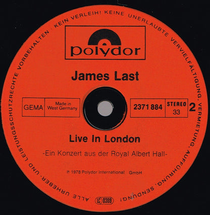 James Last : Live In London (LP, Comp)