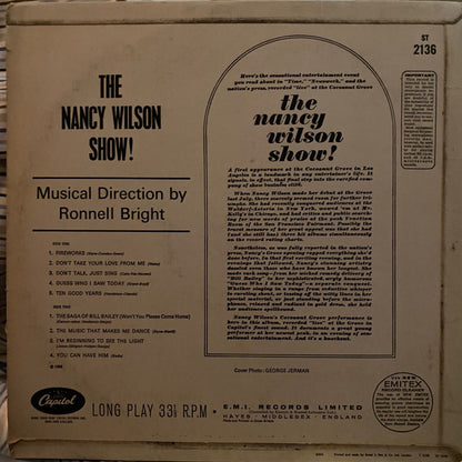 Nancy Wilson : The Nancy Wilson Show! (LP, Album)