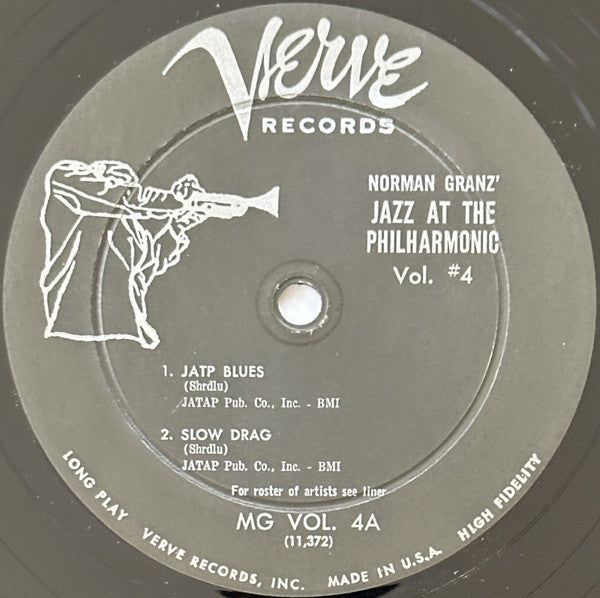 Jazz At The Philharmonic : Norman Granz' Jazz At The Philharmonic (Volume 4) (LP, Album, Comp, RE)