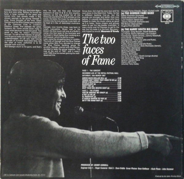 Georgie Fame : The Two Faces Of Fame (LP, Album)