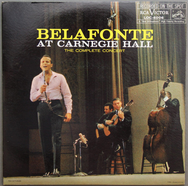Harry Belafonte : Belafonte At Carnegie Hall: The Complete Concert (2xLP, Album, Mono, RE, Hol)