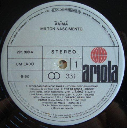Milton Nascimento : Ᾰnῐmᾰ (LP, Album)
