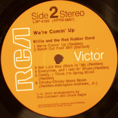 Willie And The Red Rubber Band : We're Comin' Up (LP, Album, Roc)