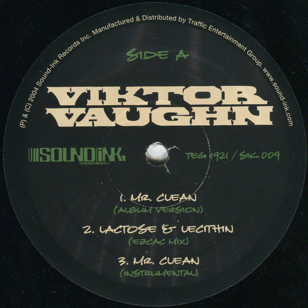 Viktor Vaughn : Mr. Clean b/w Modern Day Mugging (12")