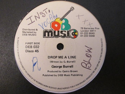 George Burrell : Drop Me A Line (12")